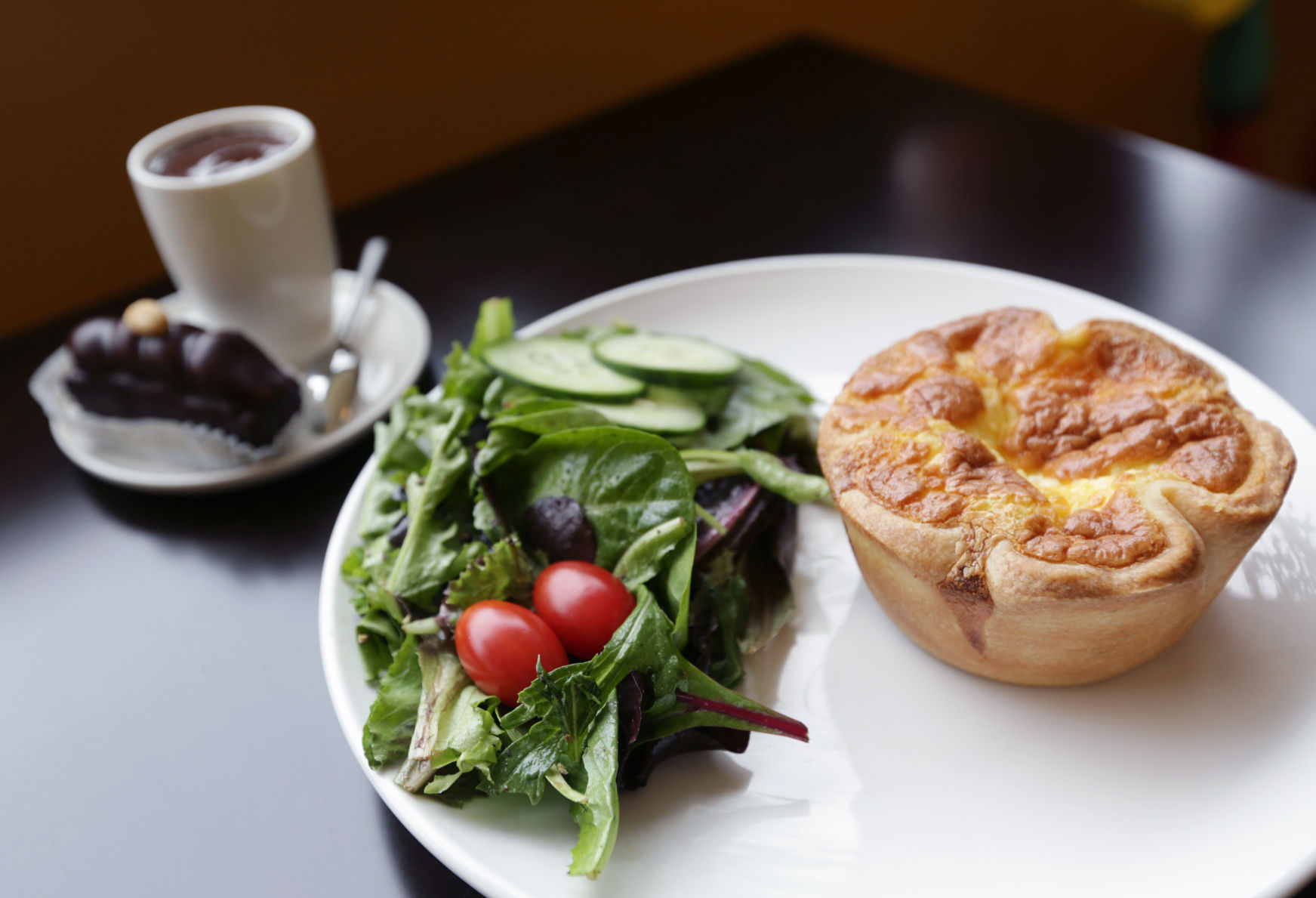 Chocolaterian Cafe quiche